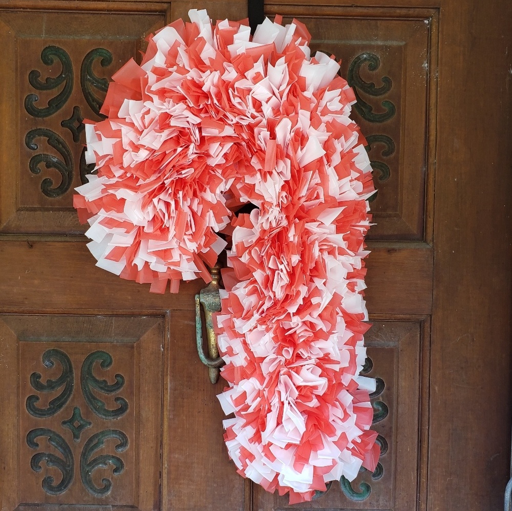 Candy cane Wreath